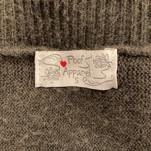 POOF APPAREL SWEATER WITH BUTTONS - Picture 3 of 3